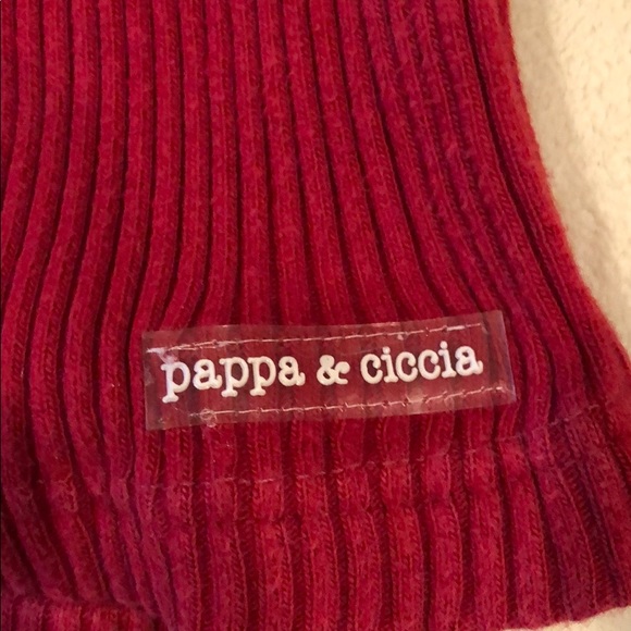 Pappa & Ciccia red knit top and pants 24 months - Picture 3 of 10